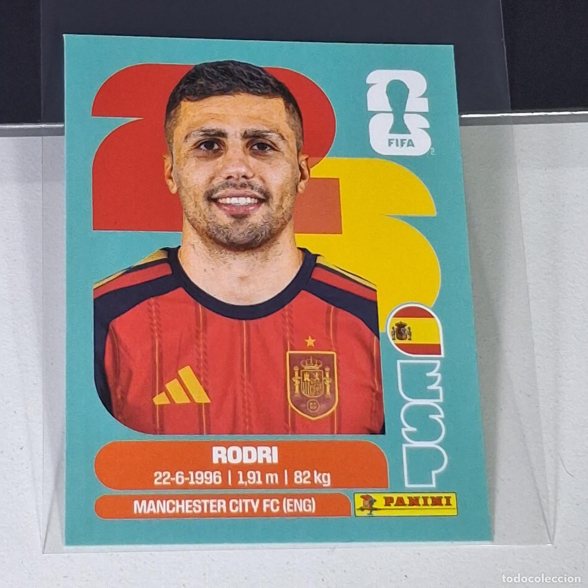 Cromos de F&uacute;tbol: A39 ESP 10 ESP10 RODRI ESPA&Ntilde;A SPAIN ESP MUNDIAL FIFA WORLD CUP 2026 STICKER PANINI
