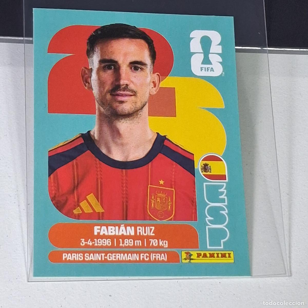 Cromos de F&uacute;tbol: A39 ESP12 FABI&Aacute;N RUIZ 12 ESPA&Ntilde;A SPAIN ESP MUNDIAL FIFA WORLD CUP 2026 STICKER PANINI