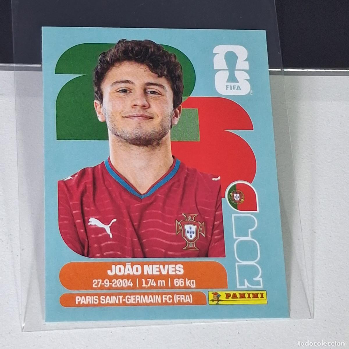 Cromos de F&uacute;tbol: A39 POR14 JO&Atilde;O NEVES 14 PORTUGAL POR MUNDIAL FIFA WORLD CUP 2026 STICKER PANINI