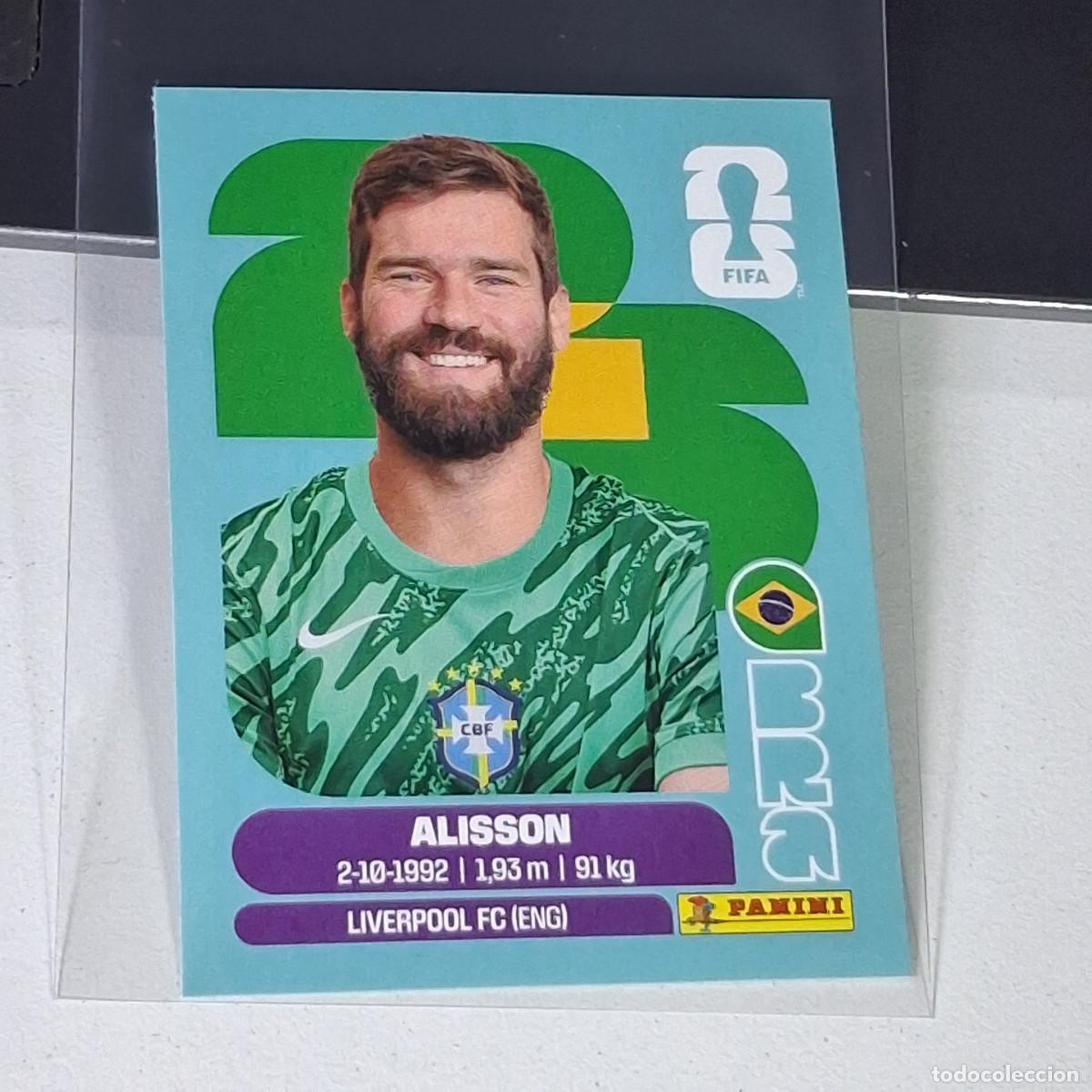 Cartes &agrave; collectionner de Football: A39 BRA 2 BRA2 ALISSON BRAZIL BRASIL BRA MUNDIAL FIFA WORLD CUP 2026 STICKER PANINI