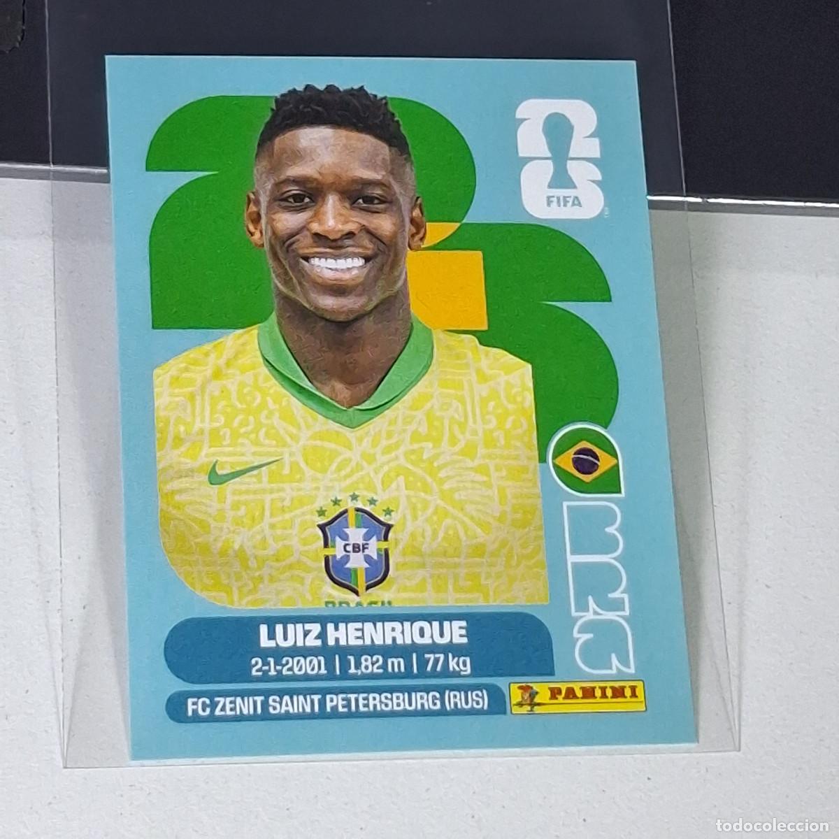 Cromos de F&uacute;tbol: A39 BRA 12 BRA12 LUIZ HENRIQUE BRAZIL BRASIL BRA MUNDIAL FIFA WORLD CUP 2026 STICKER PANINI