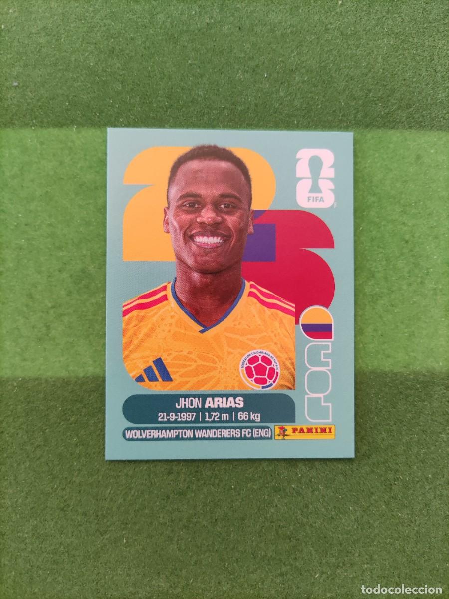 Cromos de F&uacute;tbol: Arias Colombia COL 17 Sticker Mundial 2026 FIFA World Cup / Sin pegar