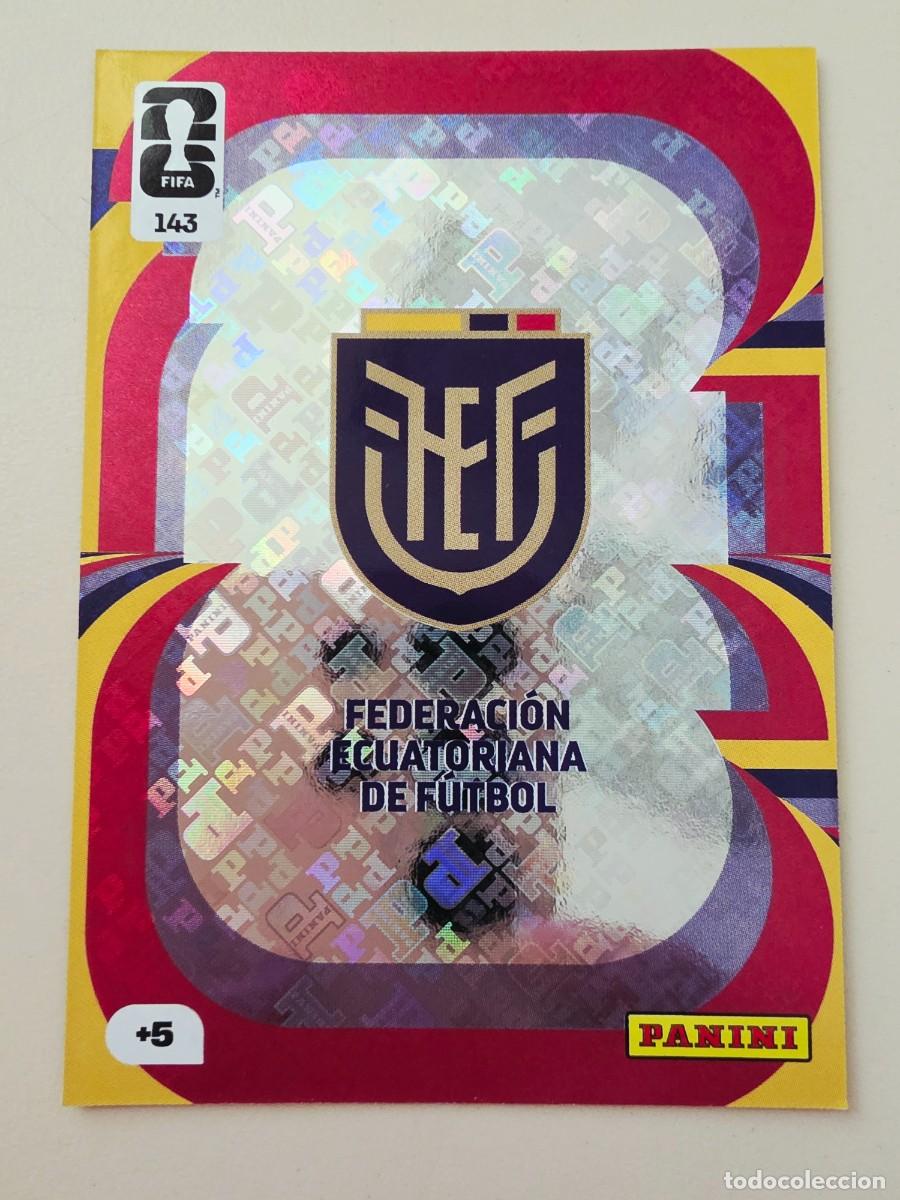 Cromos de F&uacute;tbol: 143 Escudo Logo Ecuador, Panini Adrenalyn XL Fifa World Cup 2026 Mundial 26