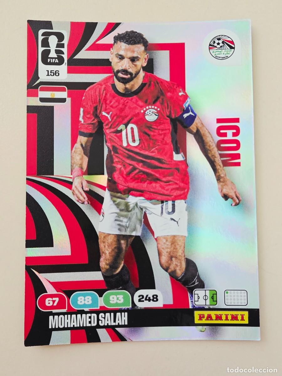 Figurine di Calcio: 156 Mohamed Salah, Icon, Egipto, Panini Adrenalyn XL Fifa World Cup 2026 Mundial 26
