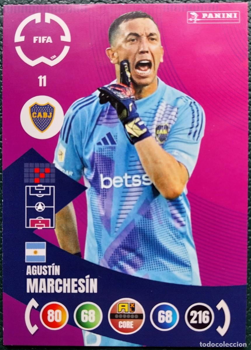 Figurine di Calcio: 11 MARCHESIN BOCA JUNIORS FICHAS ALBUM ADRENALYN XL FIFA CLUB WORLD CUP 2025