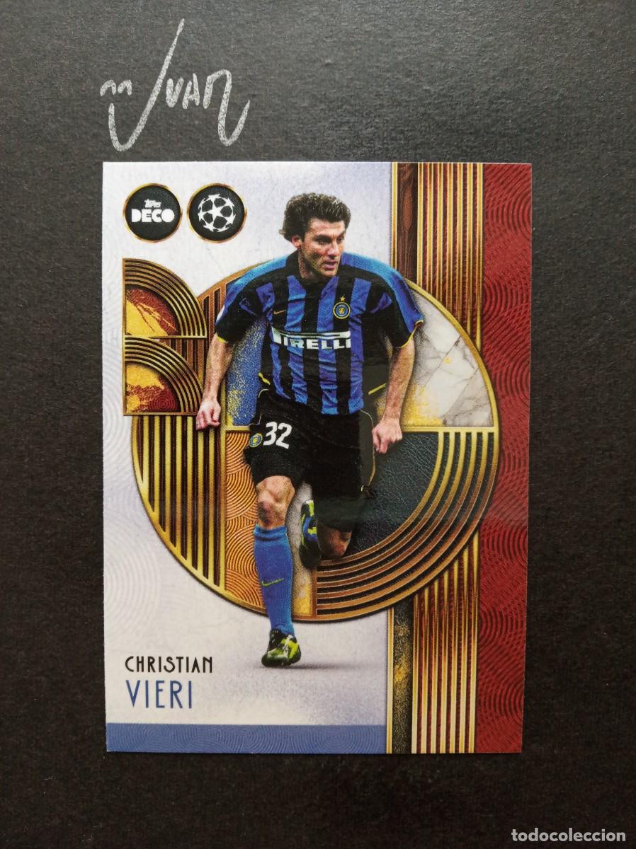Football Stickers: LEGENDS VIERI FC INTERNAZIONALE MILANO ⚽ TOPPS &reg; DECO UEFA CLUB COMPETITIONS 2025 2026 25 26 NUEVO