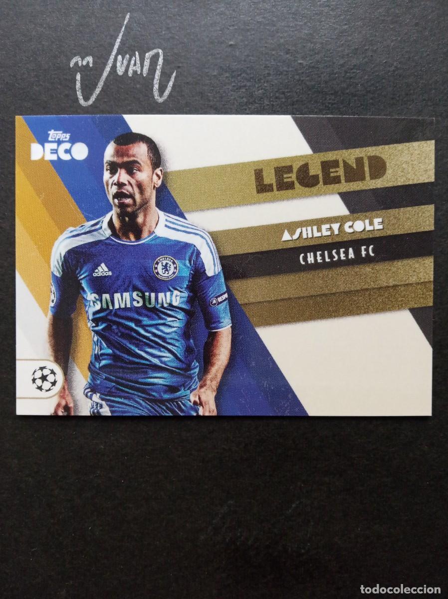 Football Stickers: LEGEND ASHLEY COLE CHELSEA FC ⚽ TOPPS &reg; DECO UCL UEFA CHAMPIONS LEAGUE 2022 2023 22 23 NUEVO