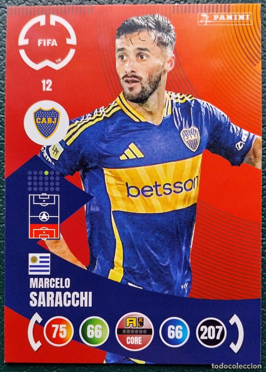Cromos de F&uacute;tbol: 12 SARACCHI BOCA JUNIORS FICHAS ALBUM ADRENALYN XL FIFA CLUB WORLD CUP 2025