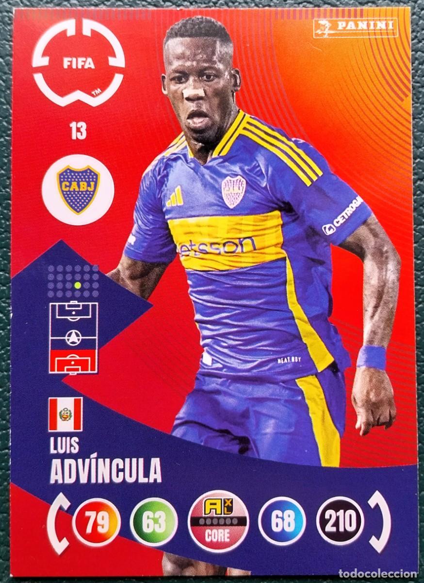 Cromos de F&uacute;tbol: 13 LUIS ADVINCULA BOCA JUNIORS FICHAS ALBUM ADRENALYN XL FIFA CLUB WORLD CUP 2025
