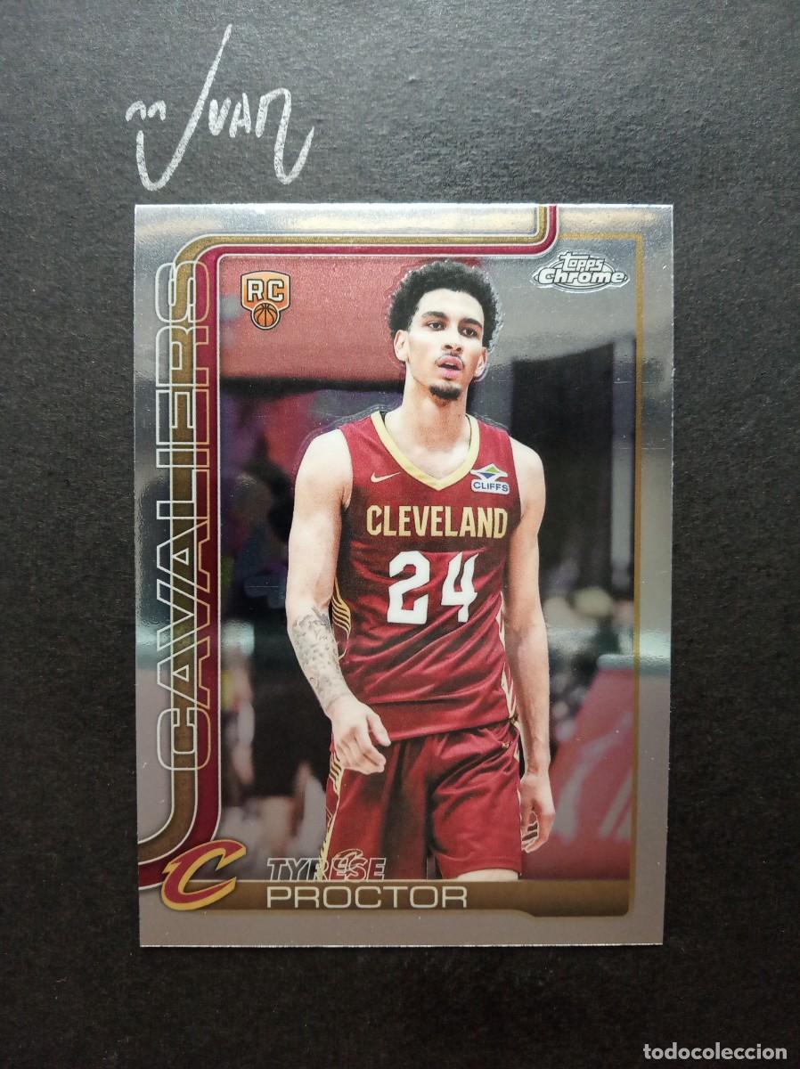 Football Stickers: N&ordm; 300 ROOKIE TYRESE PROCTOR CLEVELAND CAVALIERS TOPPS &reg; CHROME BASKETBALL NBA 2025 2026 25 26 NUEVO