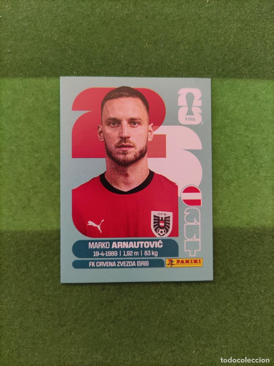 Cromos de F&uacute;tbol: Arnautović Austria AUT 20 Sticker Mundial 2026 FIFA World Cup / Sin pegar