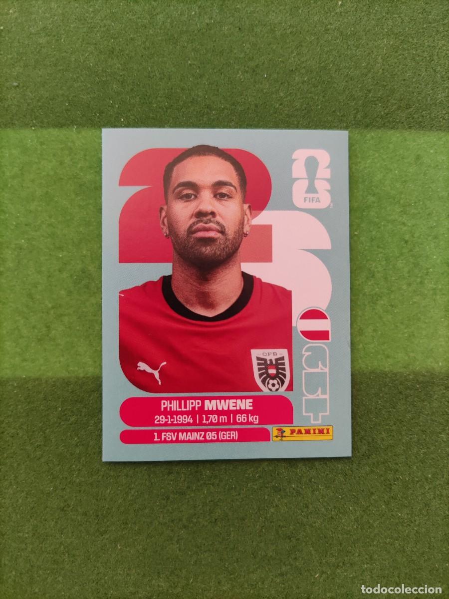 Cromos de F&uacute;tbol: Mwene Austria AUT 8 Sticker Mundial 2026 FIFA World Cup / Sin pegar