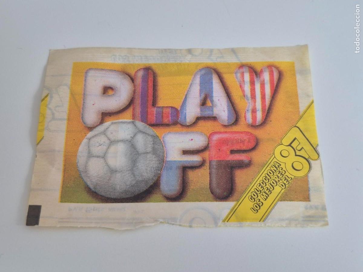 Cromos de F&uacute;tbol: SOBRE CROMOS DE FUTBOL SIN ABRIR PLAY OFF LIGA 87-88 COLECCIONA LOS MEJORES DE 1987 CROMO FOOTBALL