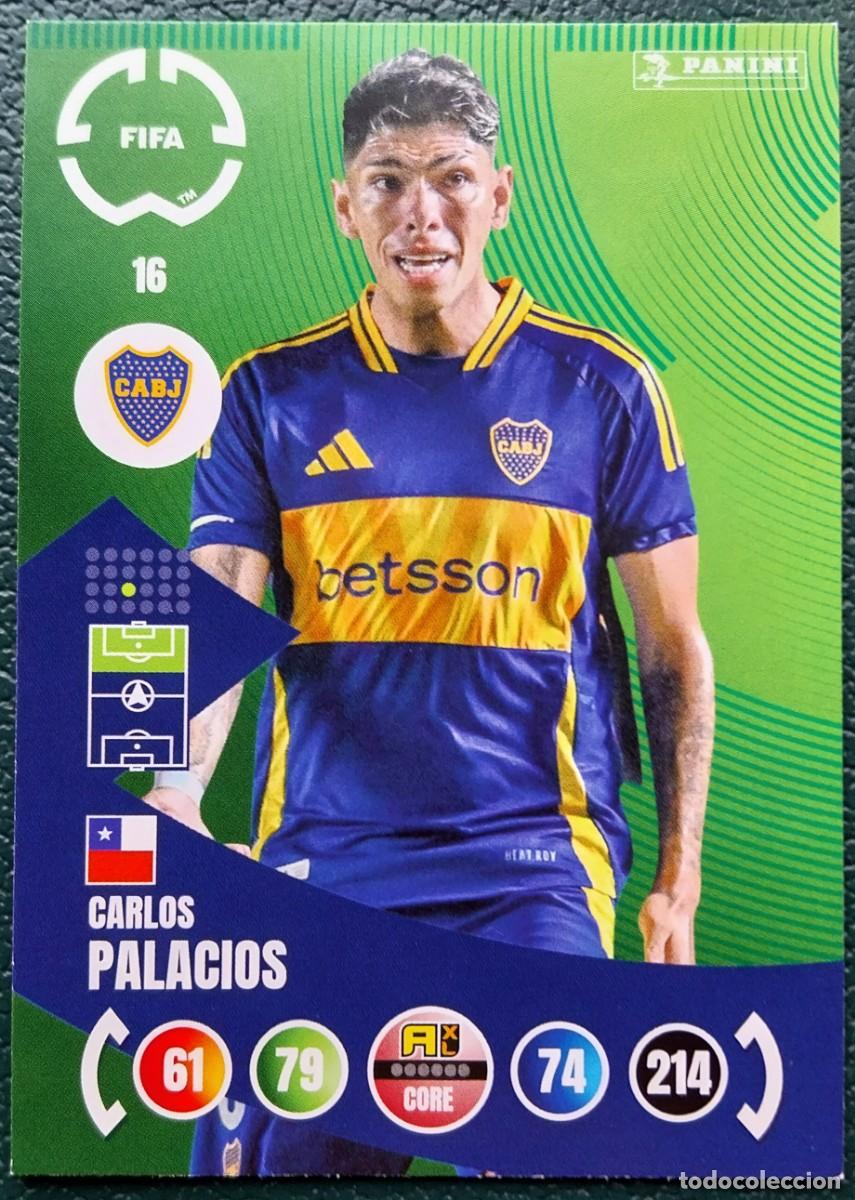 Cromos de F&uacute;tbol: 16 CARLOS PALACIOS BOCA JUNIORS FICHAS ALBUM ADRENALYN XL FIFA CLUB WORLD CUP 2025