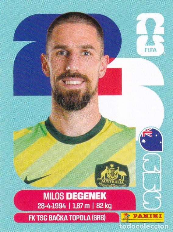 Cromos de Futebol: FIFA WORLD CUP 2026 * MILOS DEGENEK N&ordm; 10 * DE AUSTRALIA - NUEVO DE SOBRE (A-18)