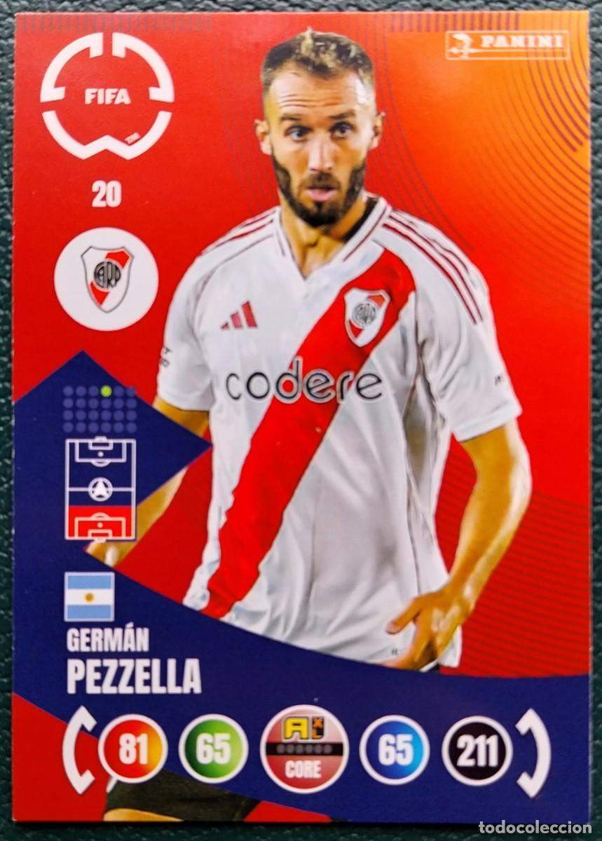 Cromos de F&uacute;tbol: 20 GERMAN PEZZELLA RIVER PLATE FICHAS ALBUM ADRENALYN XL FIFA CLUB WORLD CUP 2025
