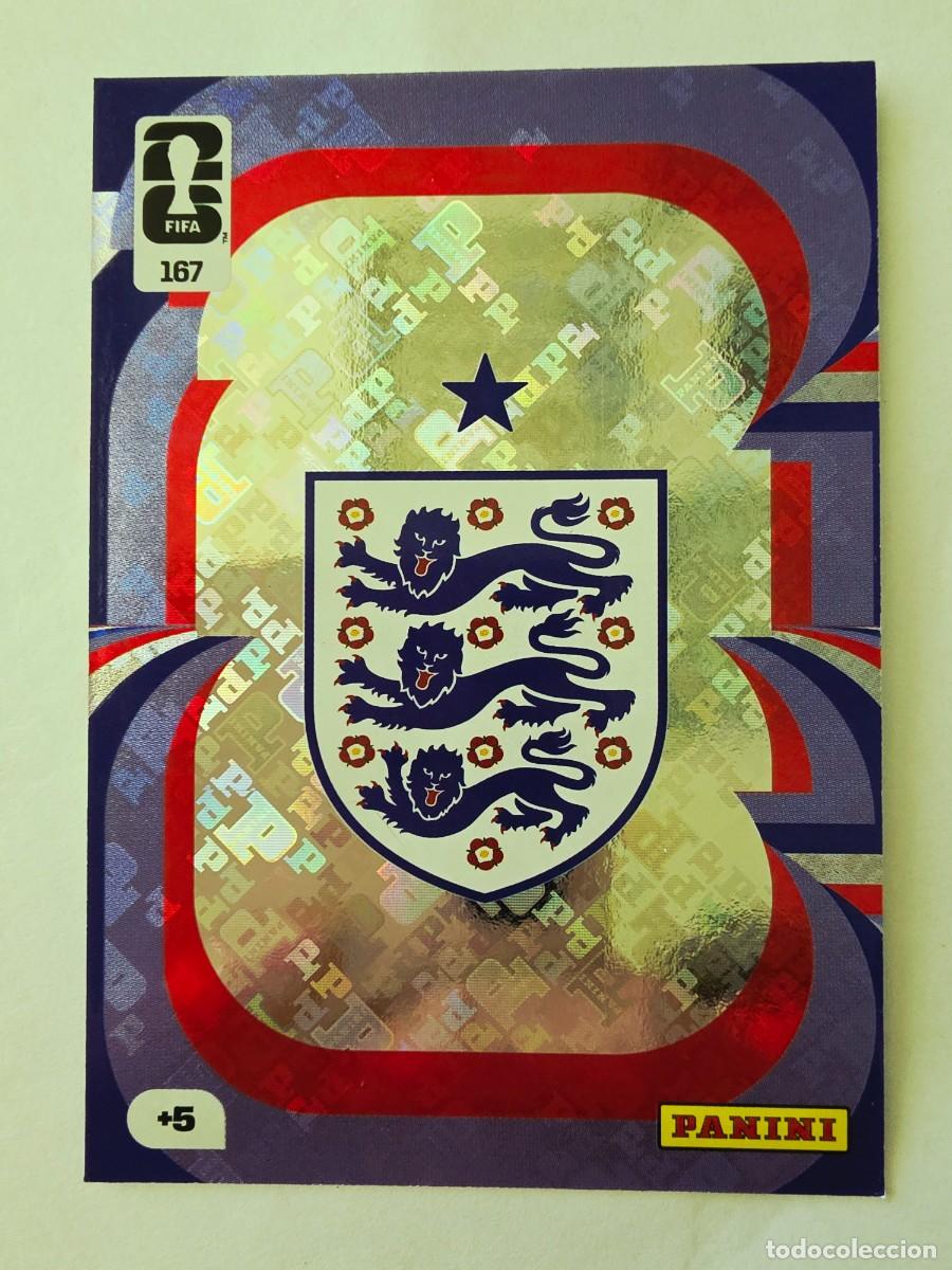 Cromos de F&uacute;tbol: 167 Escudo Logo Inglaterra, Panini Adrenalyn XL Fifa World Cup 2026 Mundial 26