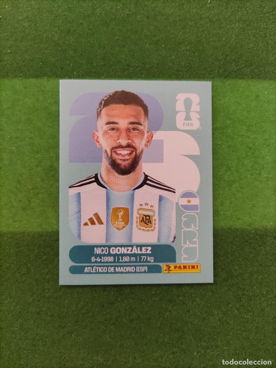 Cromos de F&uacute;tbol: Gonz&aacute;lez Argentina ARG 16 Sticker Mundial 2026 FIFA World Cup / Sin pegar