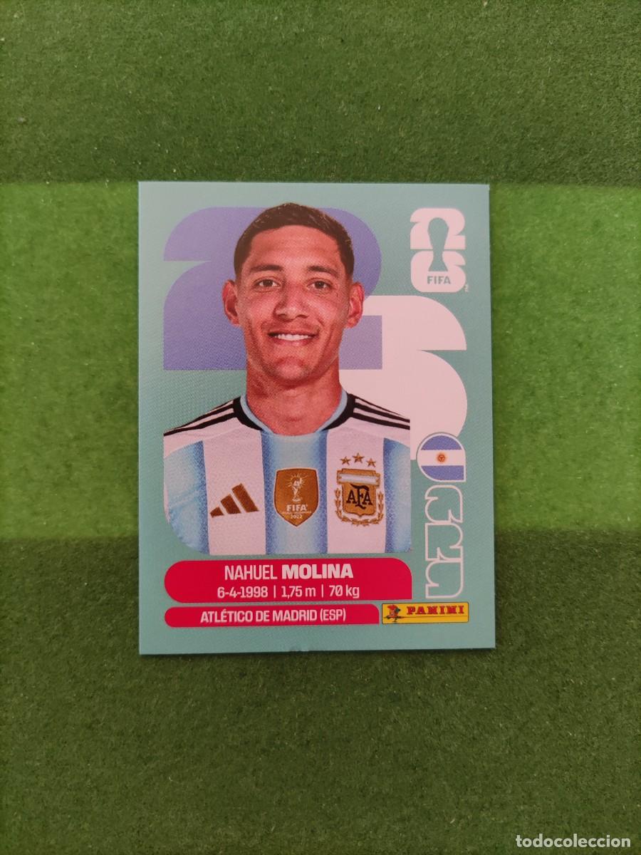 Cromos de F&uacute;tbol: Molina Argentina ARG 3 Sticker Mundial 2026 FIFA World Cup / Sin pegar