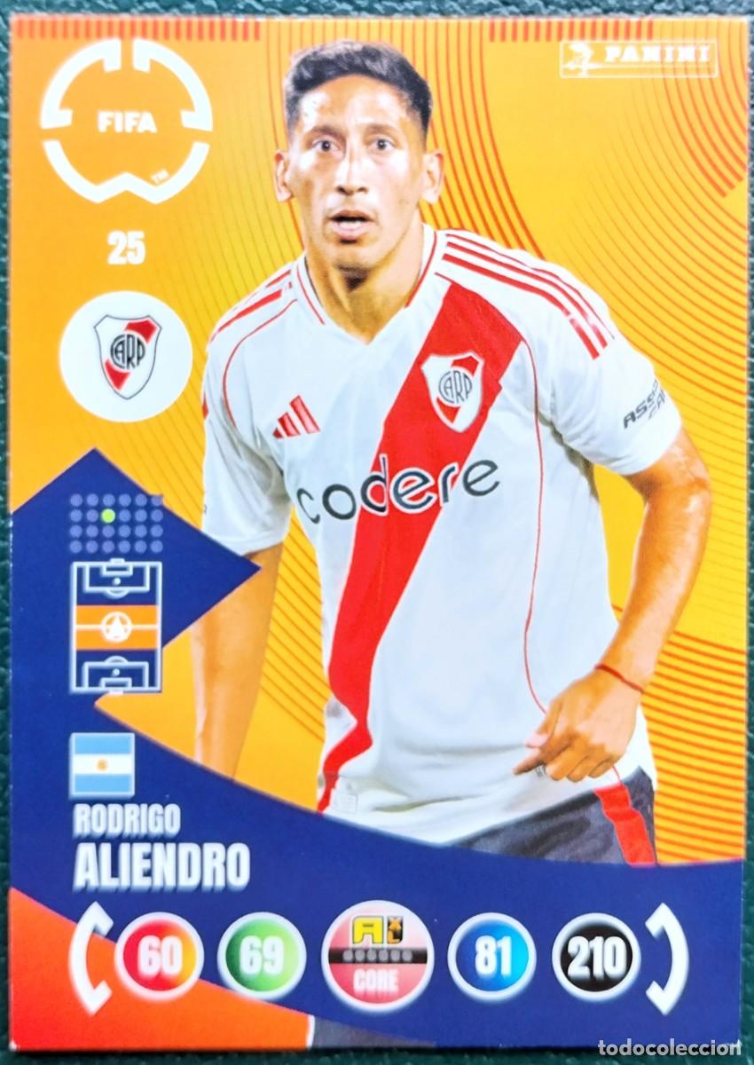 Cromos de F&uacute;tbol: 25 RODRIGO ALIENDO RIVER PLATE FICHAS ALBUM ADRENALYN XL FIFA CLUB WORLD CUP 2025