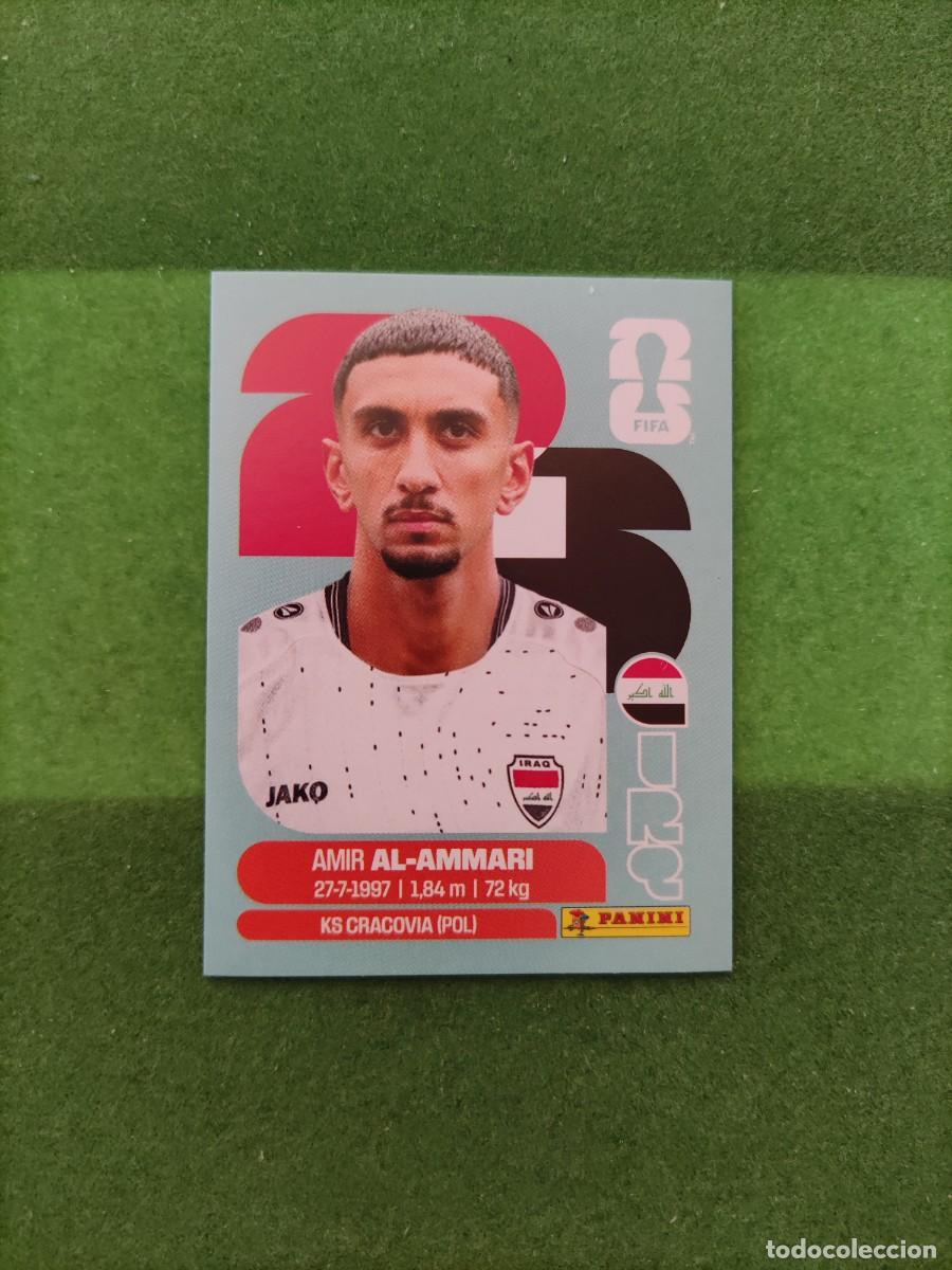 Cromos de F&uacute;tbol: Al-Ammari Iraq IRQ 10 Sticker Mundial 2026 FIFA World Cup / Sin pegar