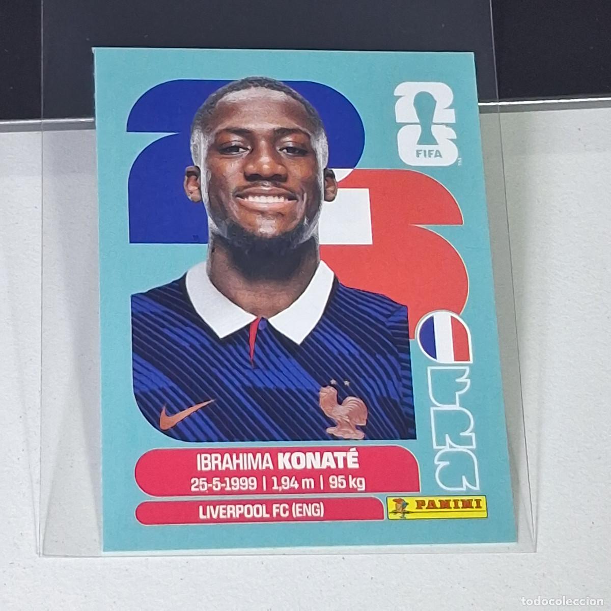 Cromos de F&uacute;tbol: A39 FRA6 IBRAHIMA KONAT&Eacute; 6 FRANCIA FRANCE FRA MUNDIAL FIFA WORLD CUP 2026 STICKER PANINI