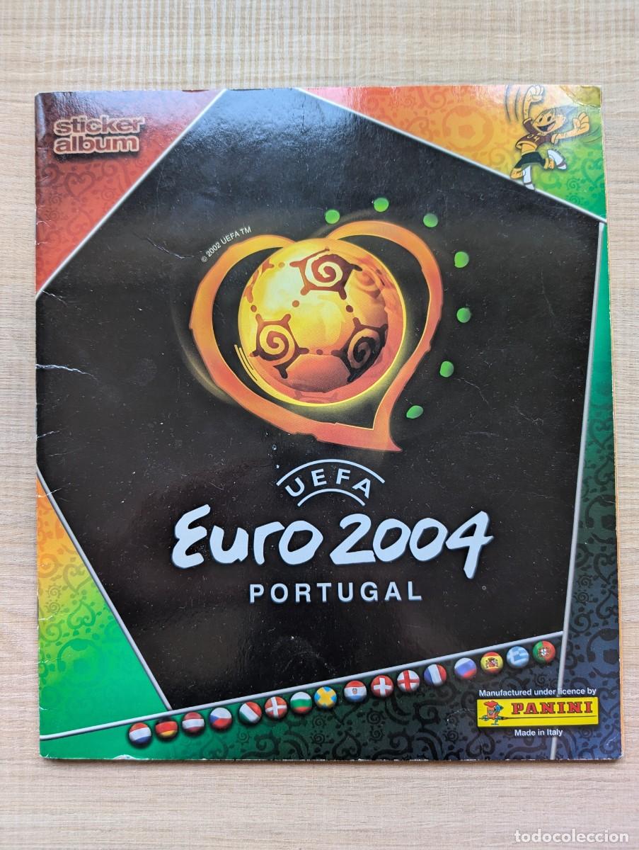 Cromos de F&uacute;tbol: &Aacute;lbum Euro 2004 Panini COMPLETO (Contiene los 334 cromos).