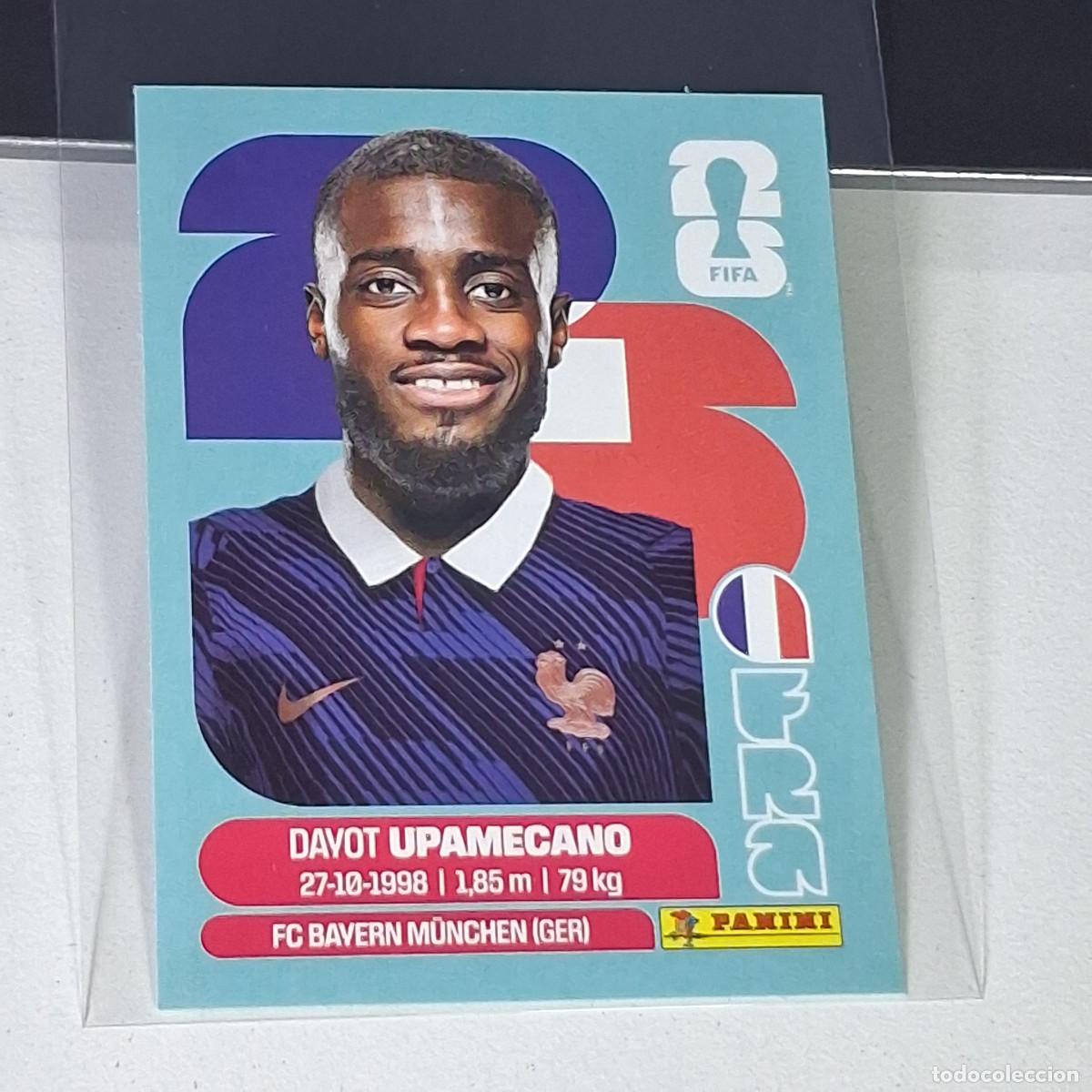 Cromos de F&uacute;tbol: A39 FRA 7 FRA7 DAYOT UPAMECANO FRANCIA FRANCE FRA MUNDIAL FIFA WORLD CUP 2026 STICKER PANINI