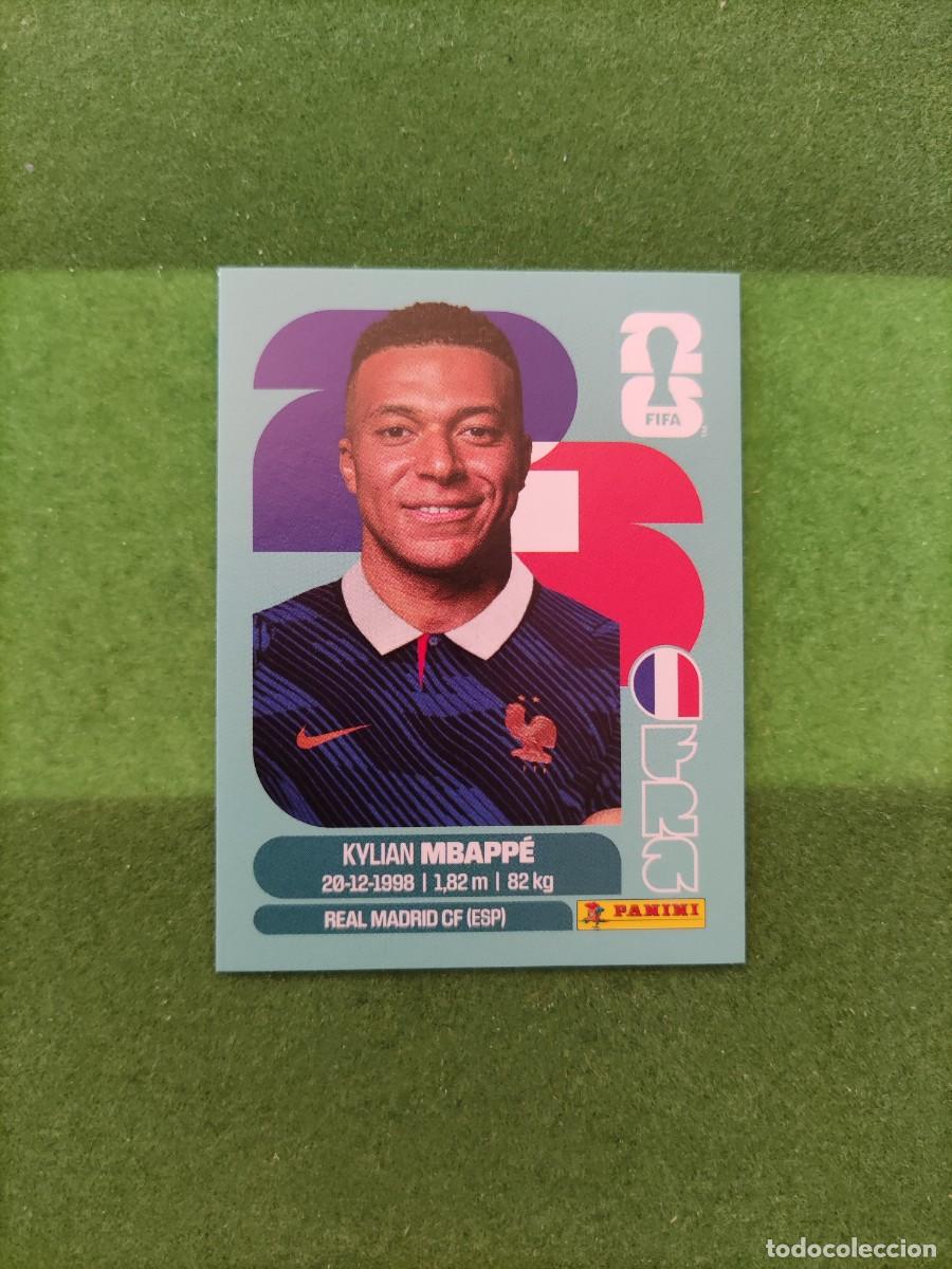Cromos de F&uacute;tbol: Mbapp&eacute; Francia FRA 20 Sticker Mundial 2026 FIFA World Cup / Sin pegar