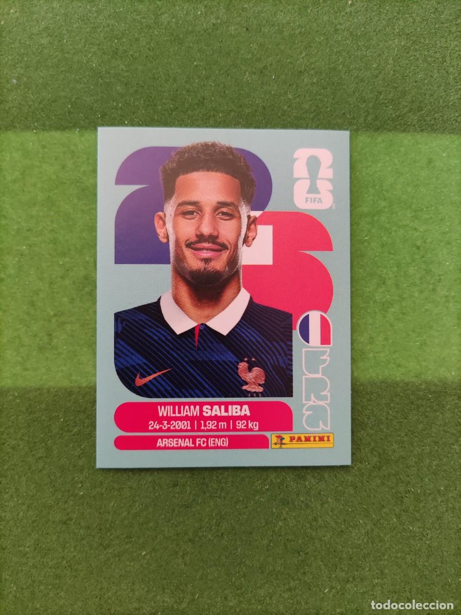 Cromos de F&uacute;tbol: Saliba Francia FRA 4 Sticker Mundial 2026 FIFA World Cup / Sin pegar