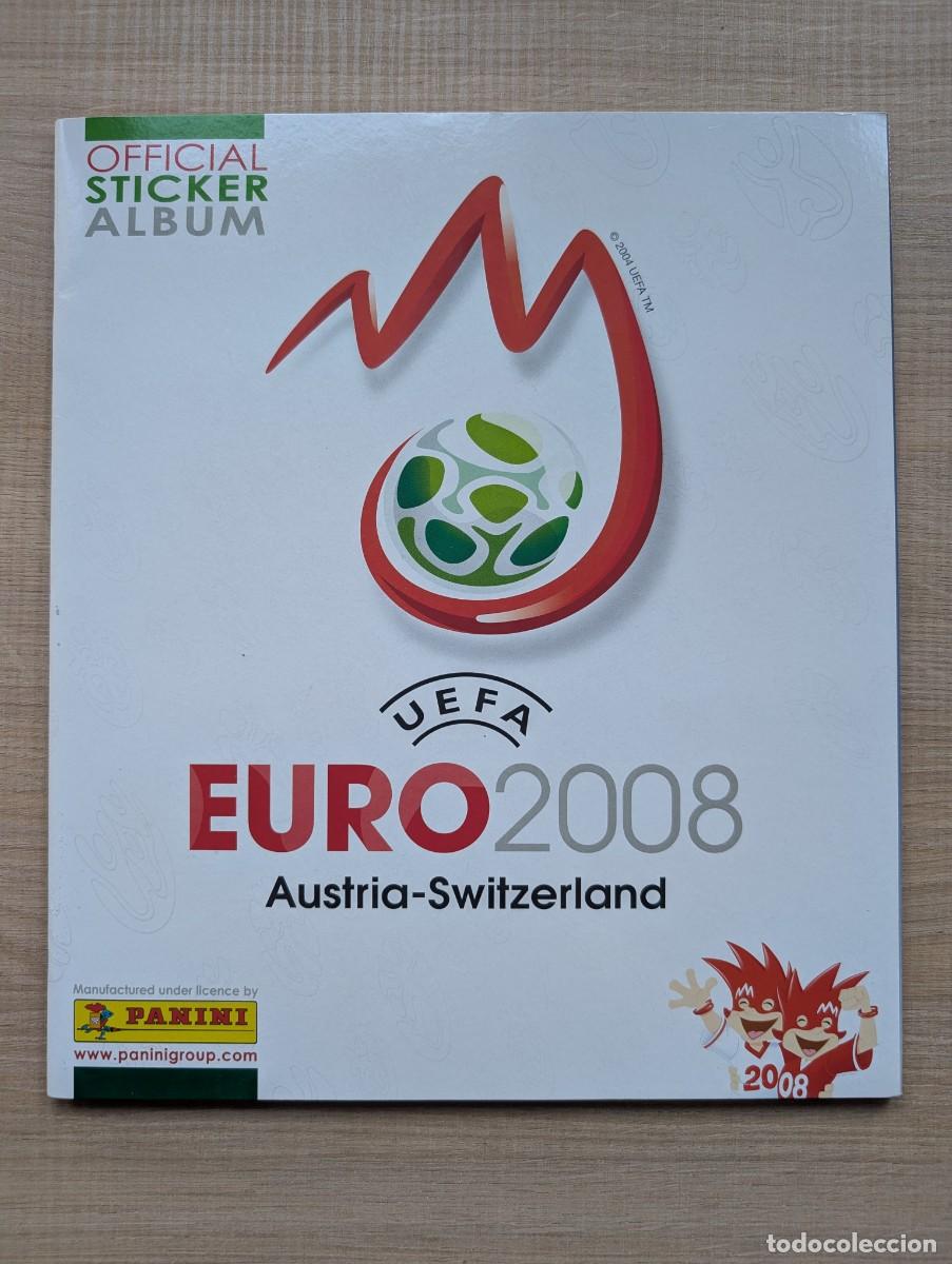 Cromos de F&uacute;tbol: &Aacute;lbum Euro 2008 Panini COMPLETO (Contiene los 535 cromos).