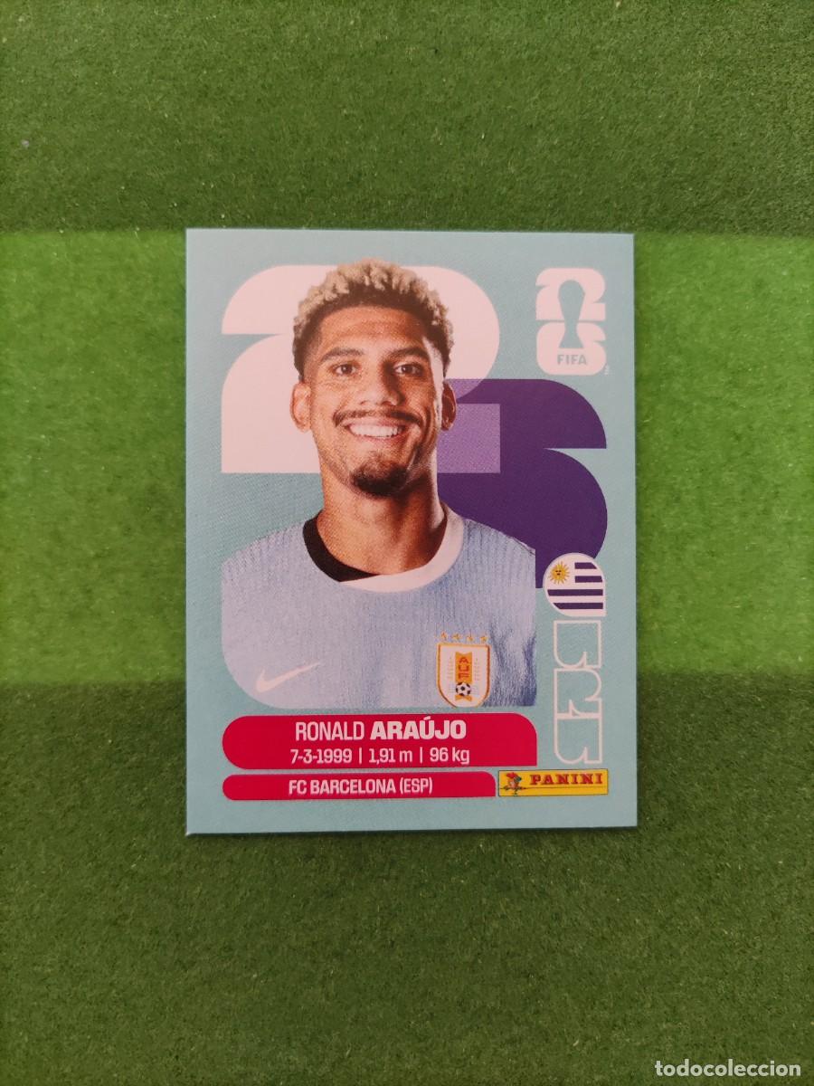Cromos de F&uacute;tbol: Ara&uacute;jo Uruguay URU 4 Sticker Mundial 2026 FIFA World Cup / Sin pegar