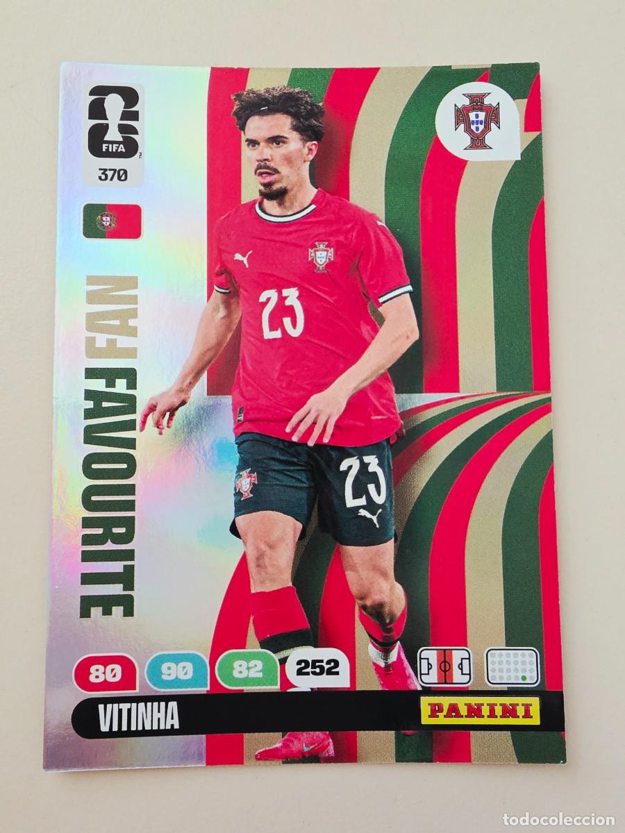 Cromos de F&uacute;tbol: 370 Vitinha, Fan Favourite, Portugal, Panini Adrenalyn XL Fifa World Cup 2026 Mundial 26