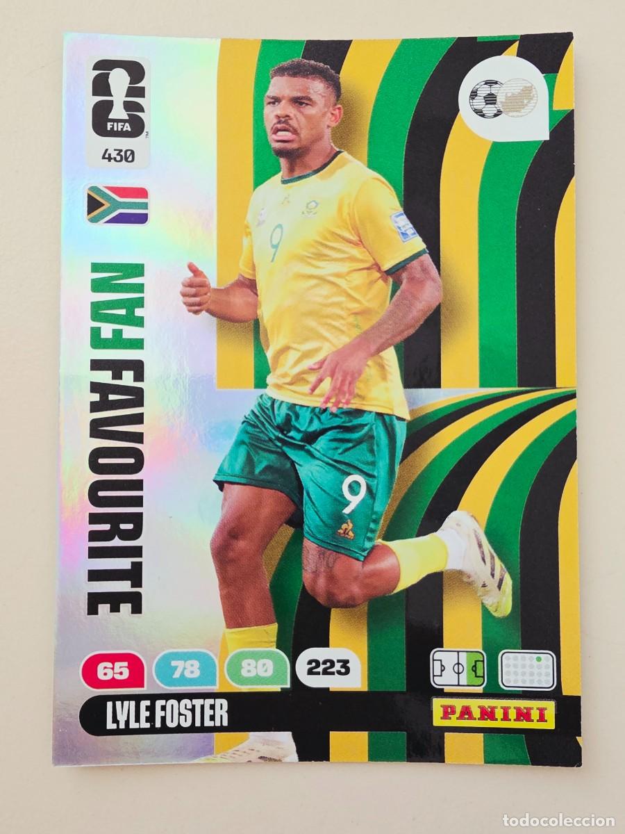 Cromos de Futebol: 430 Lyle Foster, Fan Favourite, Sud&aacute;frica, Panini Adrenalyn XL Fifa World Cup 2026 Mundial 26