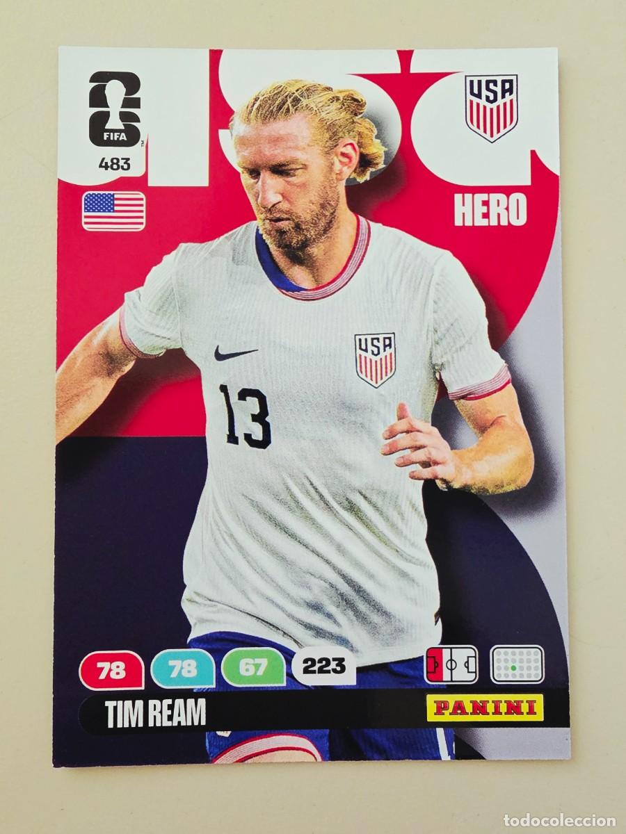 Cromos de Futebol: 483 Tim Ream, Hero, USA Estados Unidos, Panini Adrenalyn XL Fifa World Cup 2026 Mundial 26