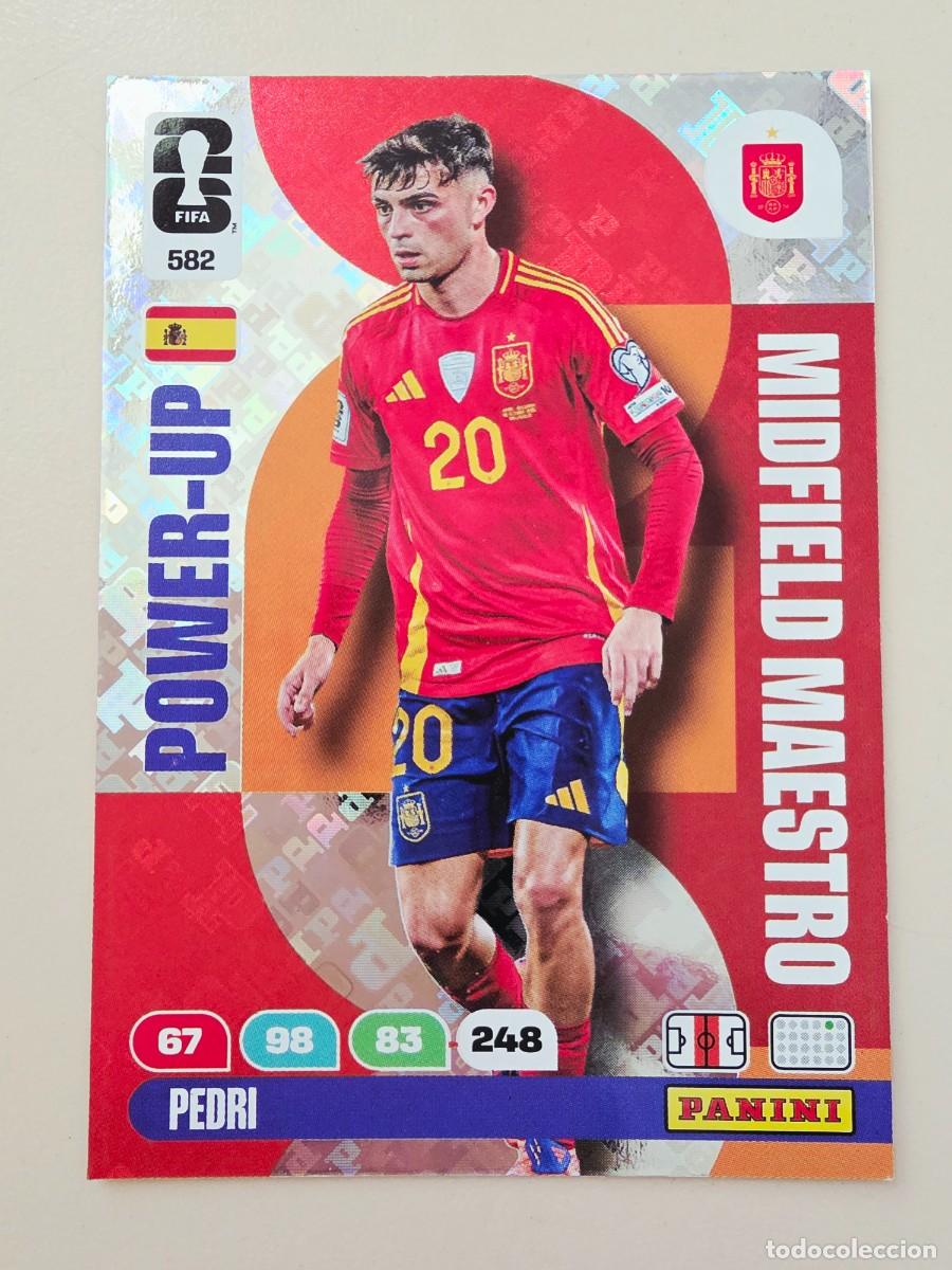Cromos de F&uacute;tbol: 582 Pedri, Espa&ntilde;a, Power-Up Midfield Maestro, Panini Adrenalyn XL Fifa World Cup 2026 Mundial