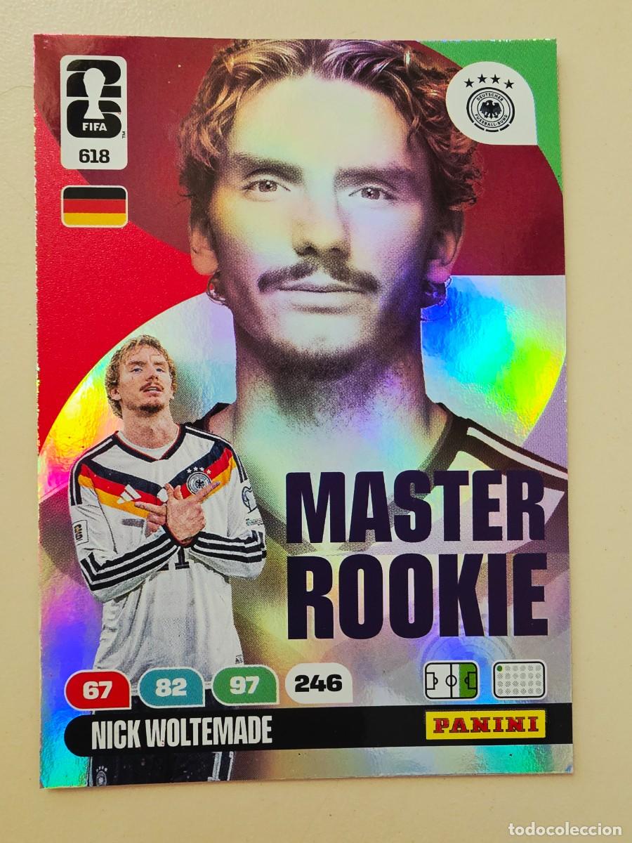 Cromos de F&uacute;tbol: 618 Nick Woltemade, Alemania, Master Rookie, Panini Adrenalyn XL Fifa World Cup 2026 Mundial