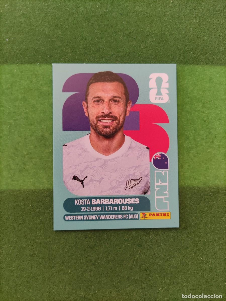 Cromos de F&uacute;tbol: Barbarouses Nueva Zelanda NZL 20 Sticker Mundial 2026 FIFA World Cup / Sin pegar