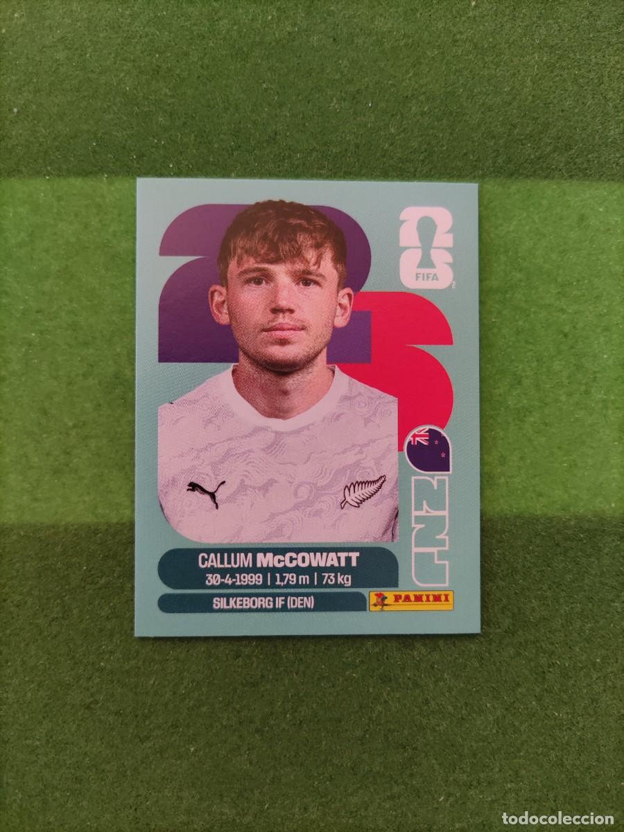 Cromos de F&uacute;tbol: McCowatt Nueva Zelanda NZL 19 Sticker Mundial 2026 FIFA World Cup / Sin pegar
