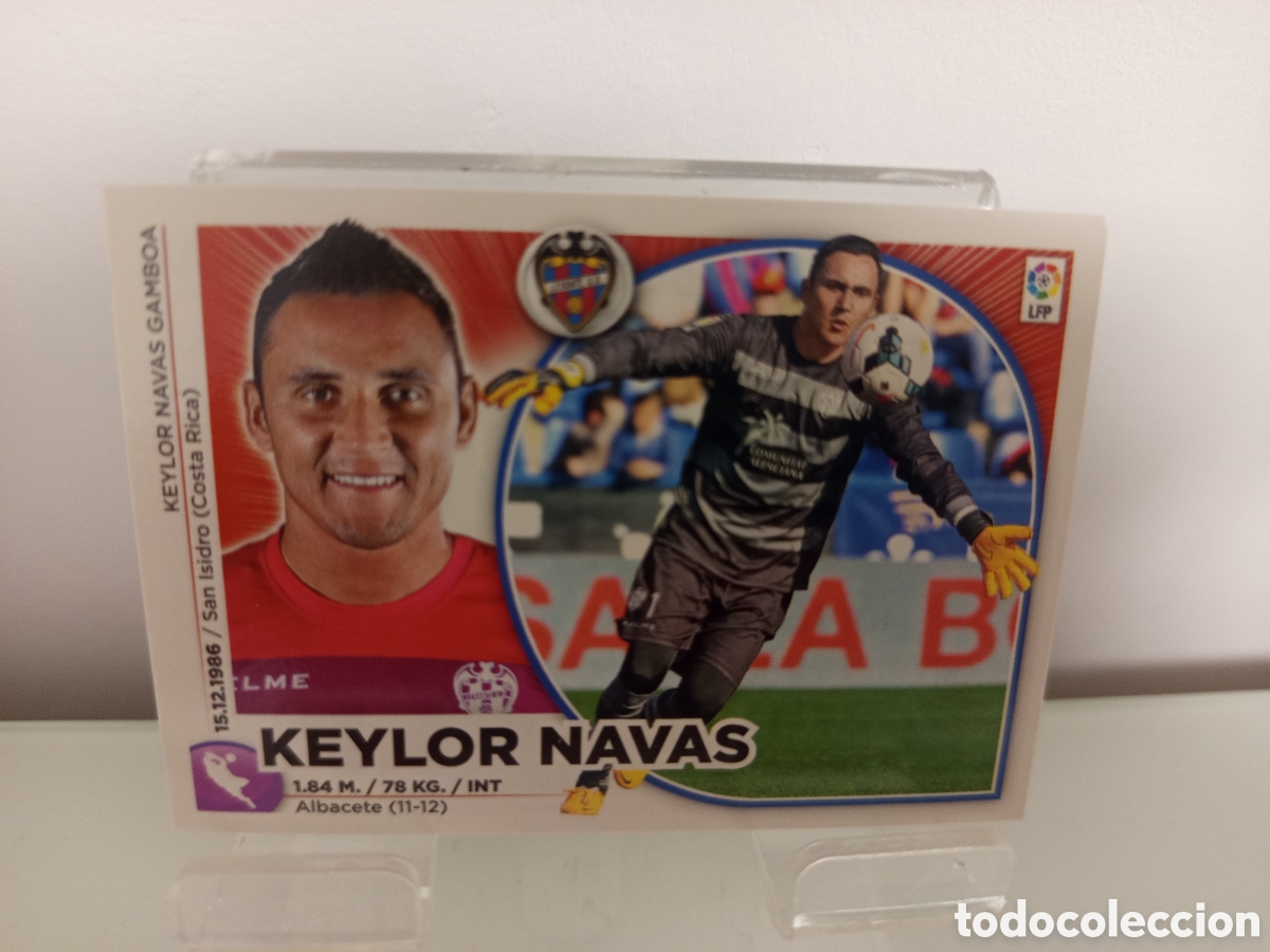 Cromos de F&uacute;tbol: ❇️ CROMO ⚽ KEYLOR NAVAS LEVANTE 14 15 2014 2015 ESTE PANINI SIN PEGAR ❇️
