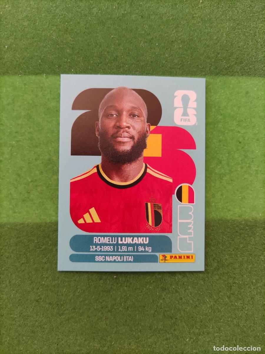 Cromos de F&uacute;tbol: Lukaku B&eacute;lgica BEL 20 Sticker Mundial 2026 FIFA World Cup / Sin pegar