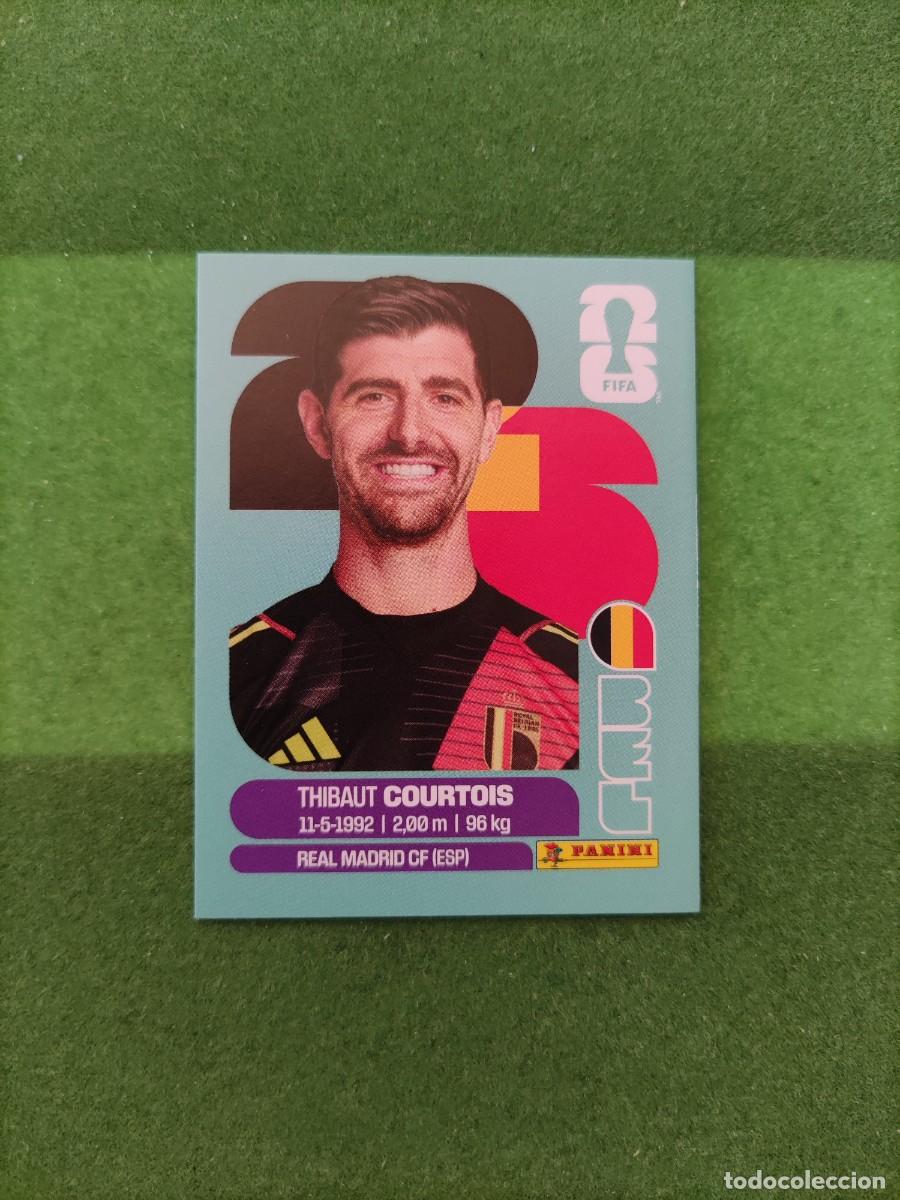 Cromos de F&uacute;tbol: Courtois B&eacute;lgica BEL 2 Sticker Mundial 2026 FIFA World Cup / Sin pegar