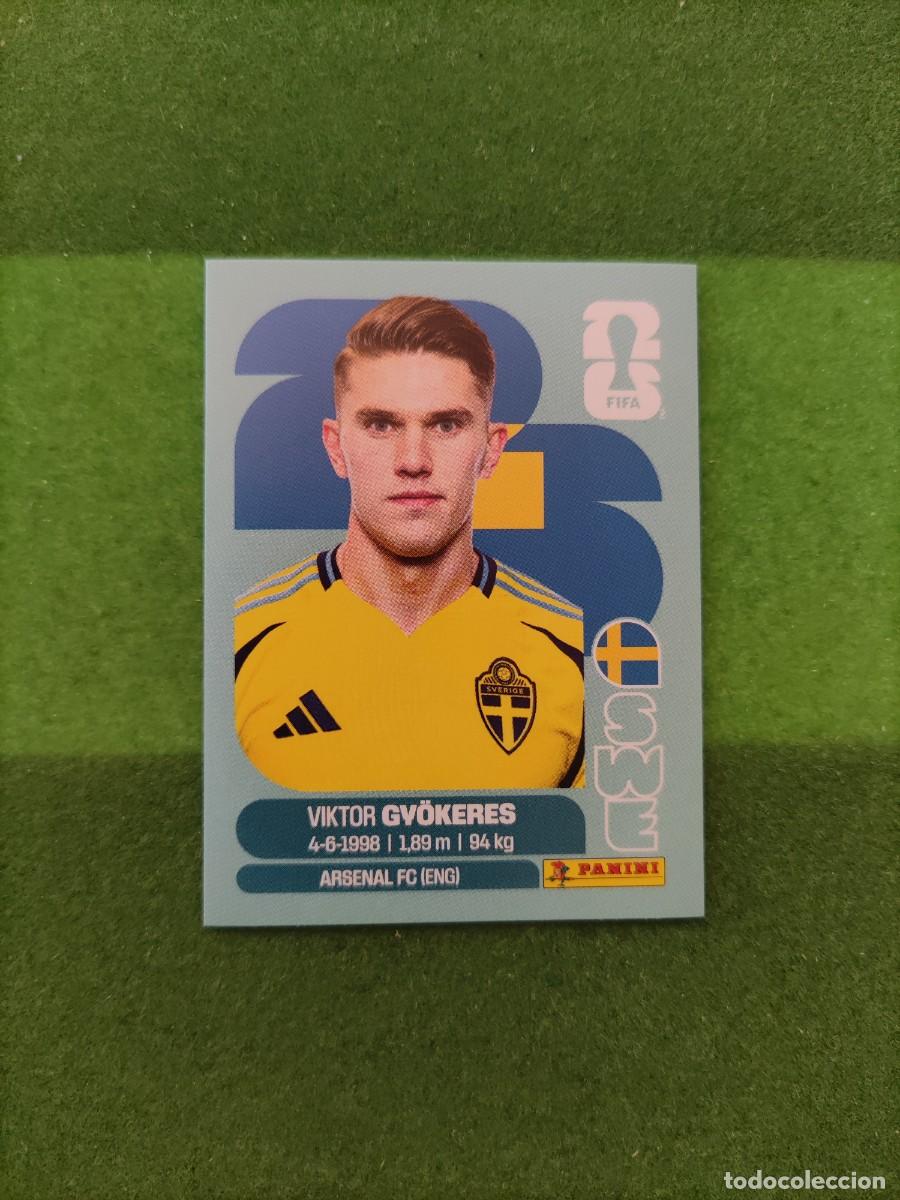 Cromos de F&uacute;tbol: Gy&ouml;keres Suecia SWE 20 Sticker Mundial 2026 FIFA World Cup / Sin pegar