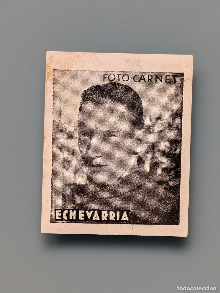 Cromos de F&uacute;tbol: CROMO ECHEVARRIA ATLETICO BILBAO LIGA 1942 1943 1942/43 ED CISNE LIBRETA DEPORTIVA ATHLETIC CLUB