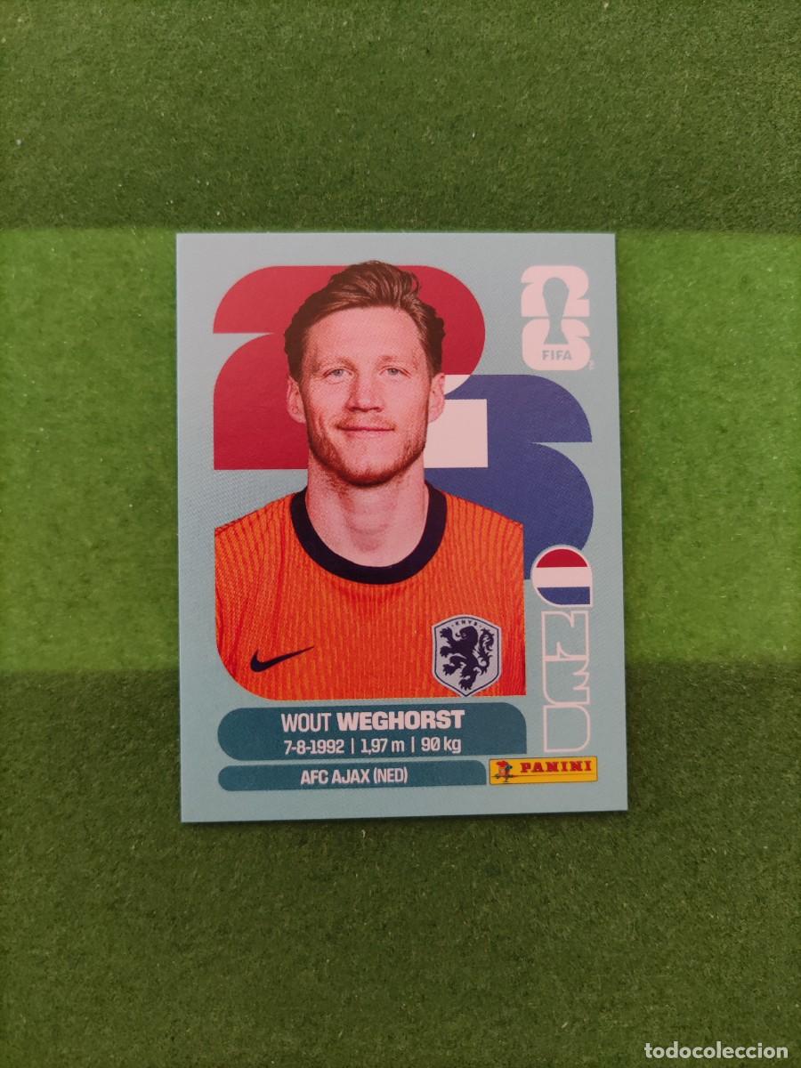 Cromos de F&uacute;tbol: Weghorst Pa&iacute;ses Bajos NED 19 Sticker Mundial 2026 FIFA World Cup / Sin pegar