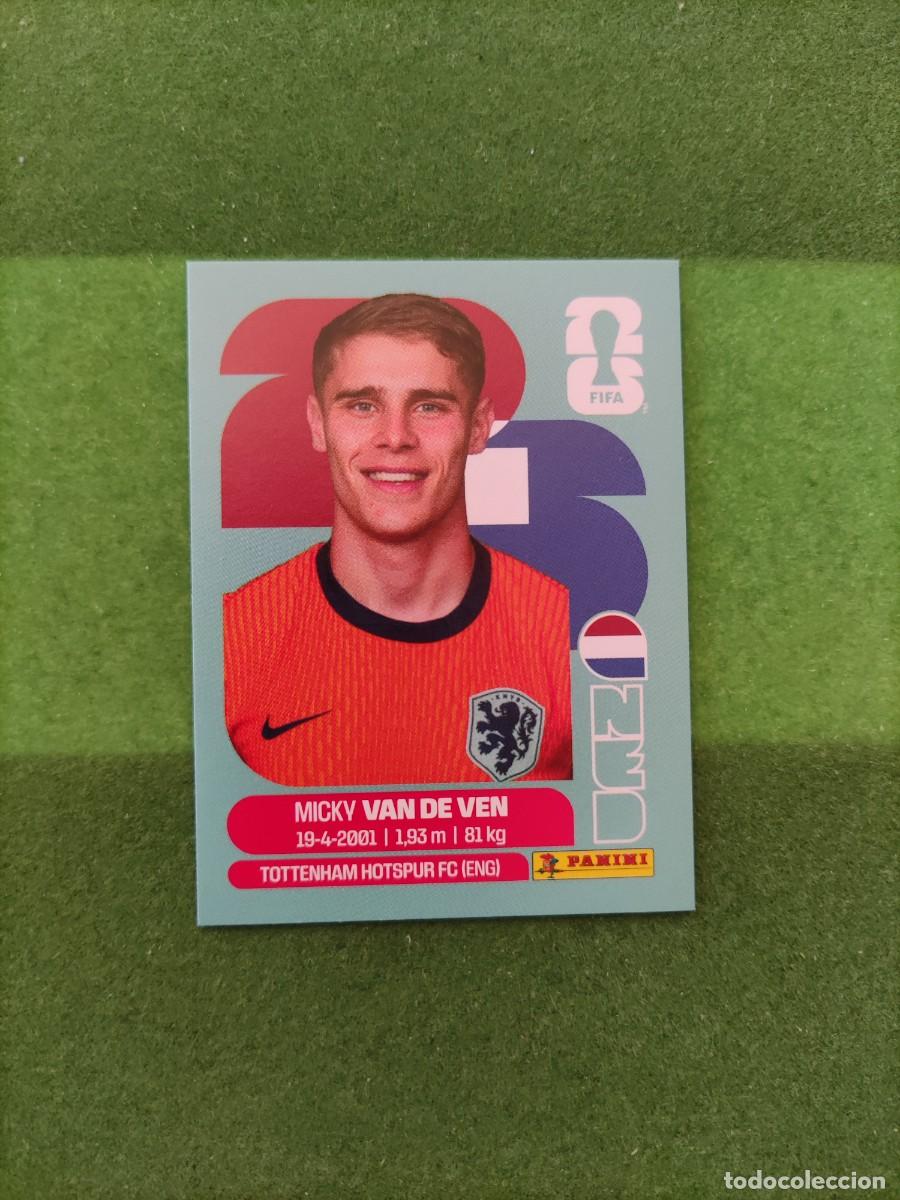 Cromos de F&uacute;tbol: Van de Ven Pa&iacute;ses Bajos NED 4 Sticker Mundial 2026 FIFA World Cup / Sin pegar