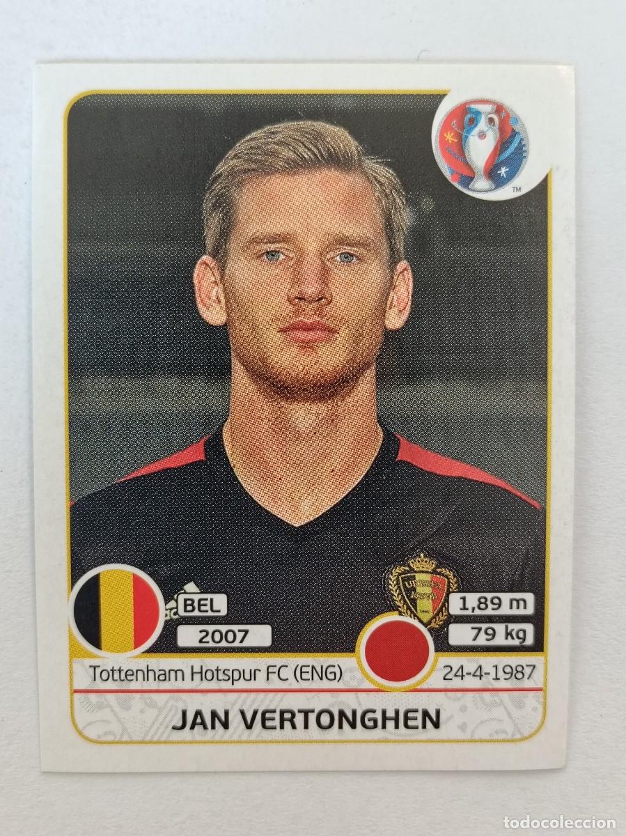 Cromos de F&uacute;tbol: #469 JAN VERTONGHEN (BELGICA) EURO FRANCIA 2016 PANINI