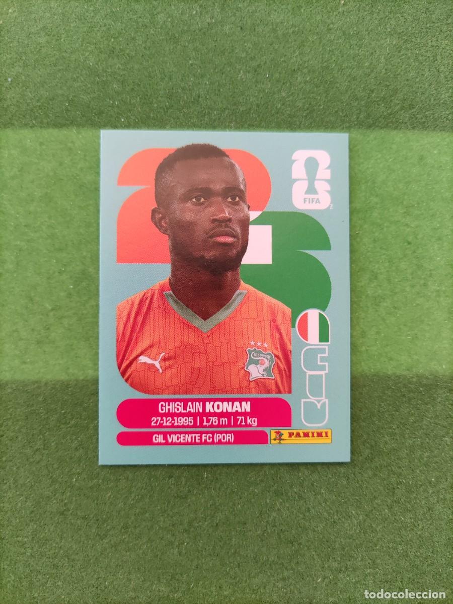 Cromos de F&uacute;tbol: Konan Costa de Marfil CIV 3 Sticker Mundial 2026 FIFA World Cup / Sin pegar