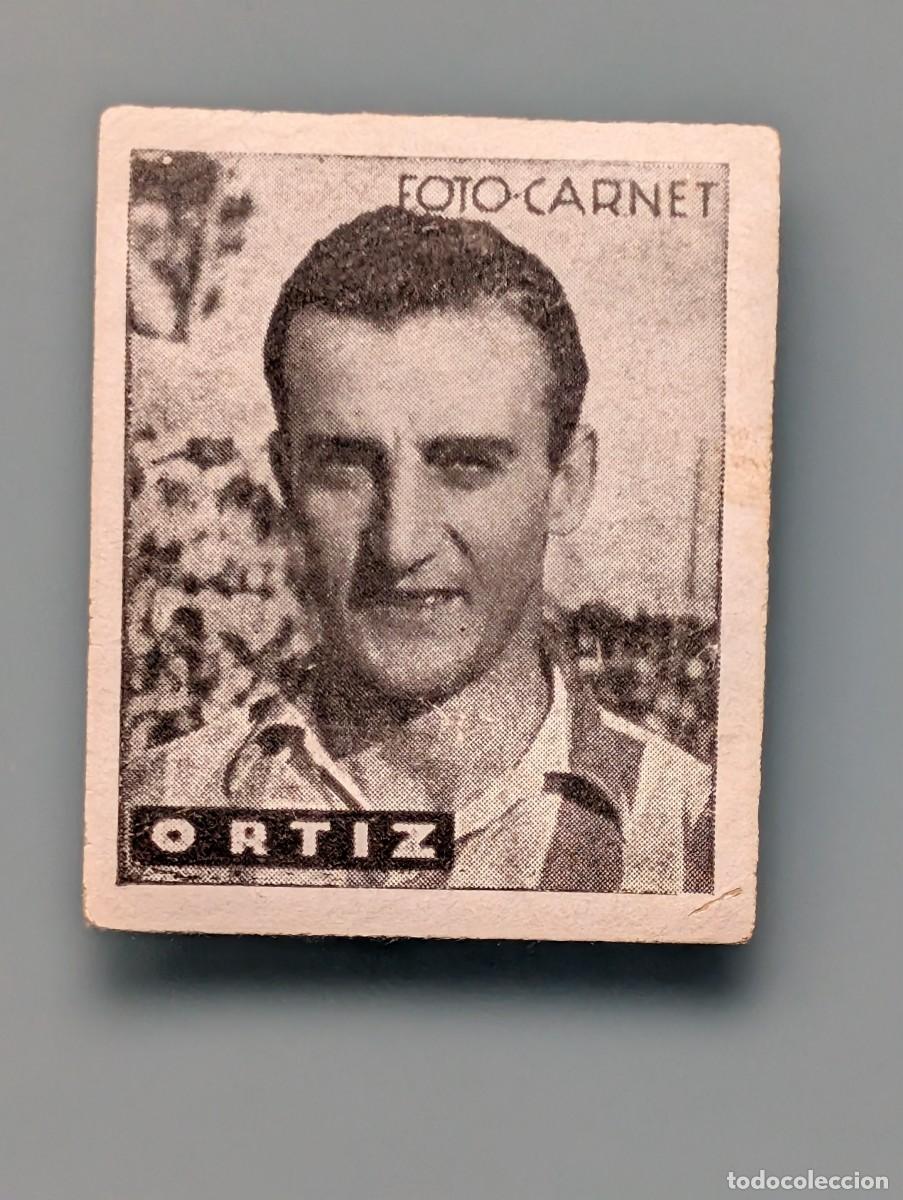 Cromos de F&uacute;tbol: RARO CROMO NUEVO ORTIZ ATLETICO BILBAO LIGA 1942 1943 1942/43 ED CISNE LIBRETA DEPORTIVA ATHLETIC