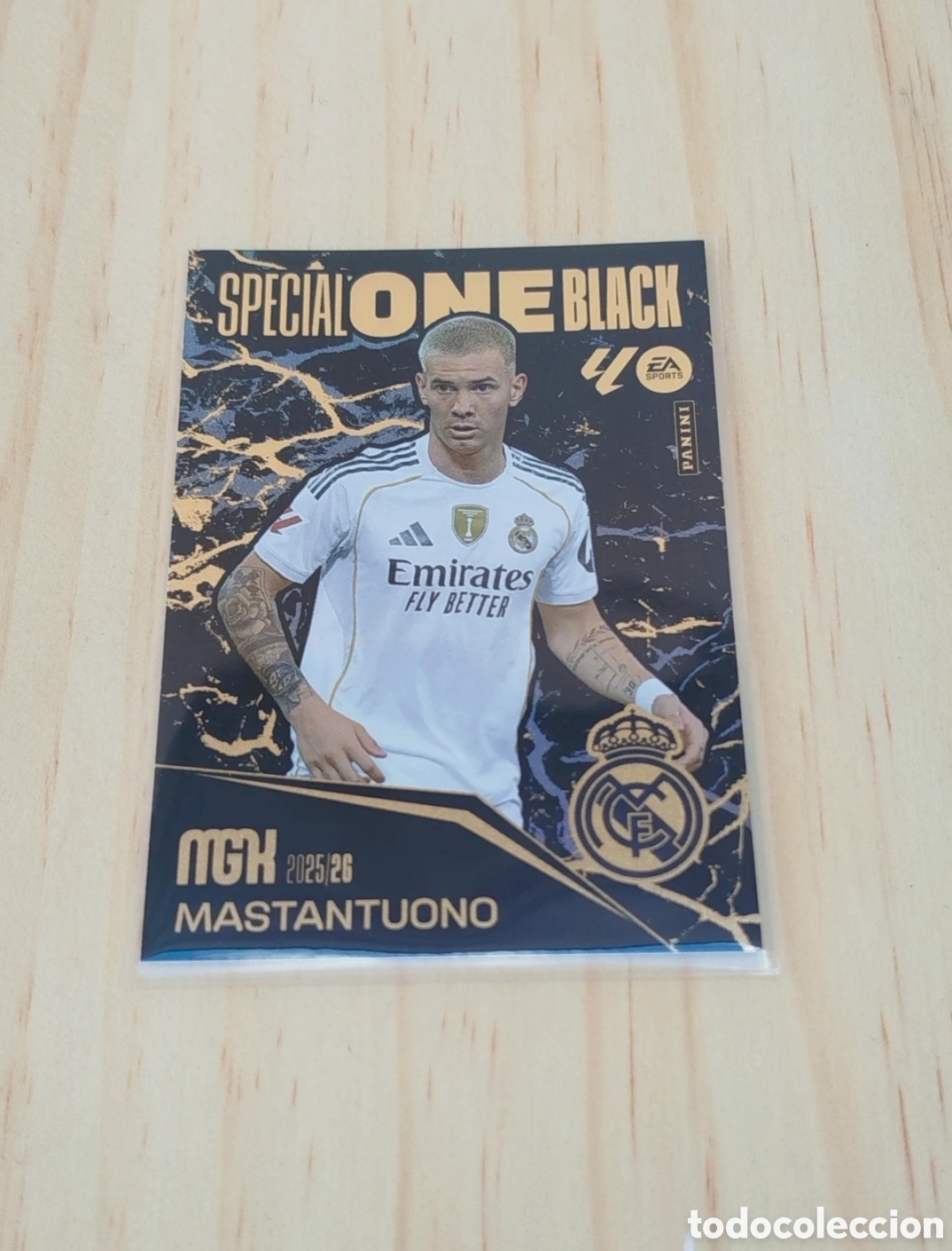 Cromos de F&uacute;tbol: Carta Special One Black Mastantuono 25/26